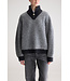 Bellerose Dooh Zip Sweater Mid Grey