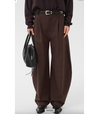 Gestuz Gzlavana HW pants brown check