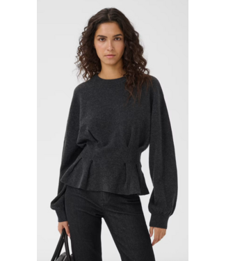 Gestuz GZmanzi pullover Deep Graphite Melange