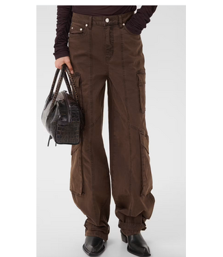 Gestuz GZcargi HW pants slate black/brown