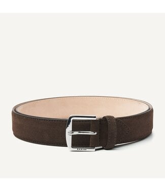 Nubikk James belt DK Brown Suede
