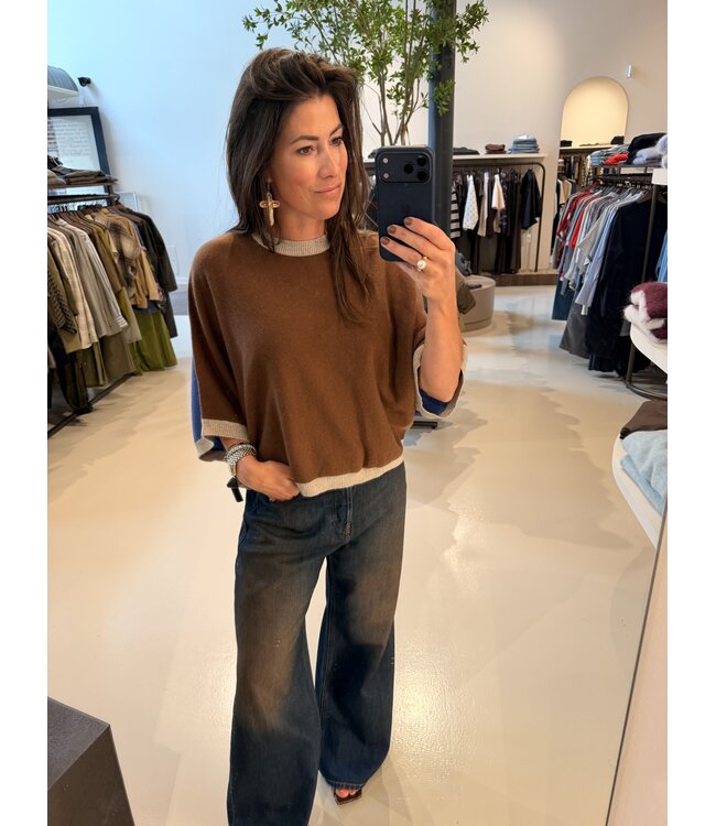 Absolut Cashmere Bettina Vintage Blue/Coffee