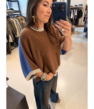 Absolut Cashmere Bettina Vintage Blue/Coffee