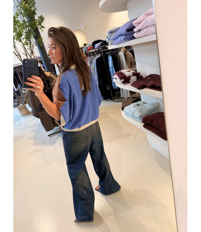 Absolut Cashmere Bettina Vintage Blue/Coffee
