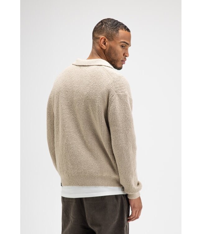 Butcher of Blue Market polo sweater  light sand