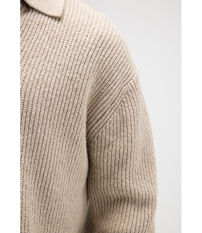 Butcher of Blue Market polo sweater  light sand
