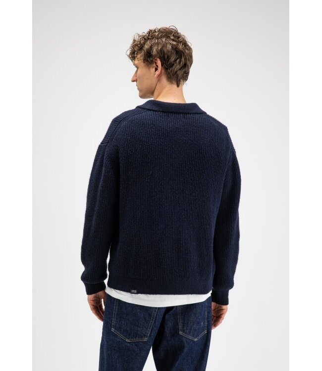 Butcher of Blue Market polo sweater alaska blue