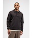 Butcher of Blue Nash boucle polo sweater topaz brown
