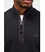 Butcher of Blue Clifden halfzip black melange