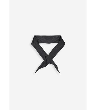 Butcher of Blue Clifden wool scarf black melange
