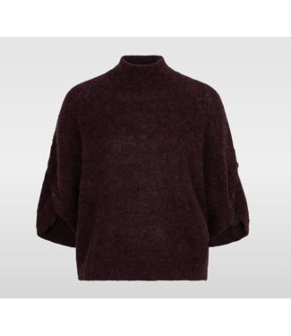 Dante 6 Mahani Cape Sweater dark plum