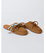 Posa boat loafer mule brushed suede camel