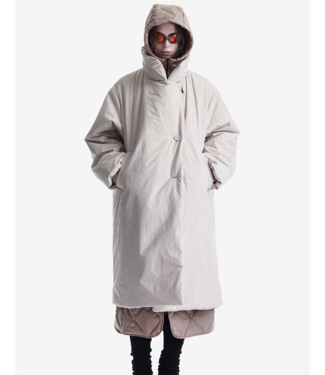 Krakatau Qw607 Vela Layered Parka Beige