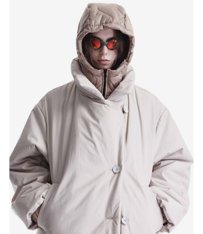 Krakatau Qw607 Vela Layered Parka Beige