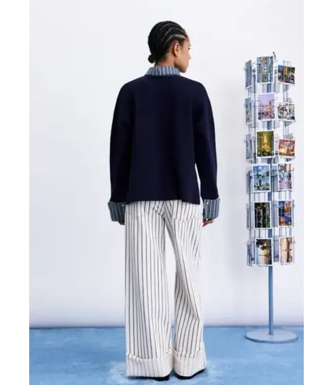 FRNCH Paju Pull Blue Nuit