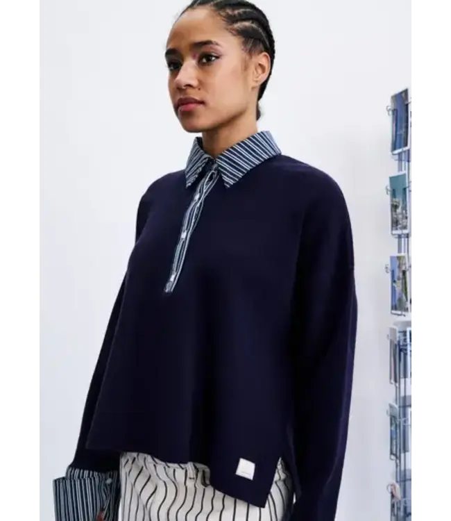 FRNCH Paju Pull Blue Nuit