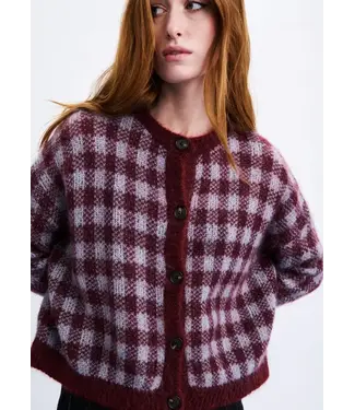 FRNCH Aomori Cardigan Bordeaux