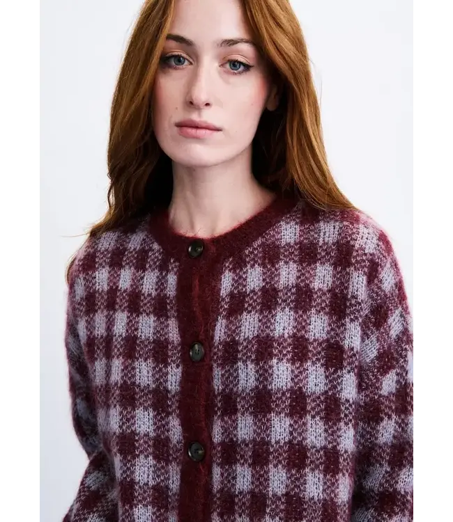 FRNCH Aomori Cardigan Bordeaux