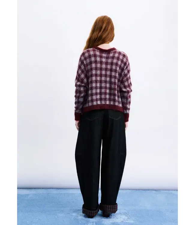 FRNCH Aomori Cardigan Bordeaux