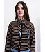 FRNCH Kastro Cardigan/Scarf Marron Glace