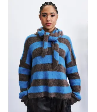 FRNCH Kalamata Pull/Scarf Marron Glace