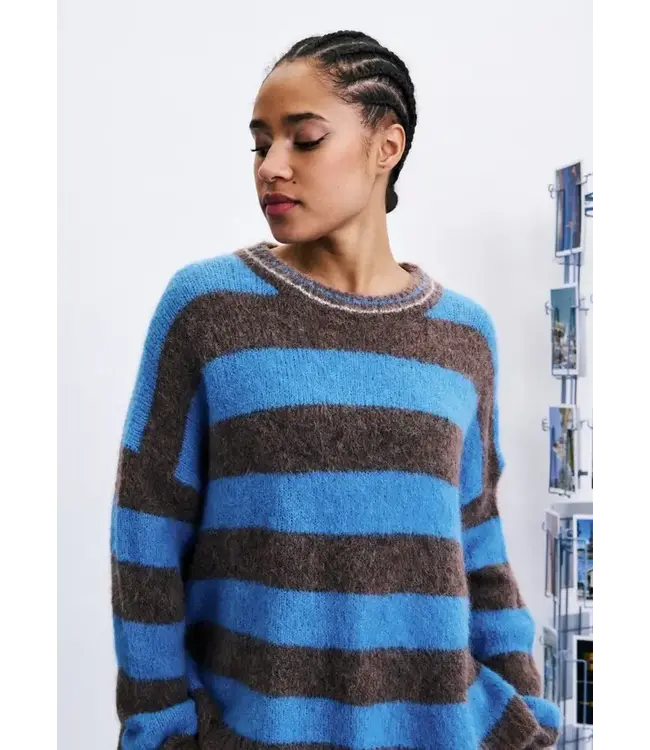 FRNCH Kalamata Pull/Scarf Marron Glace