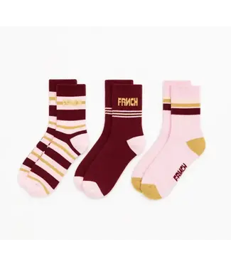FRNCH Cherry Socks Pink (SET)