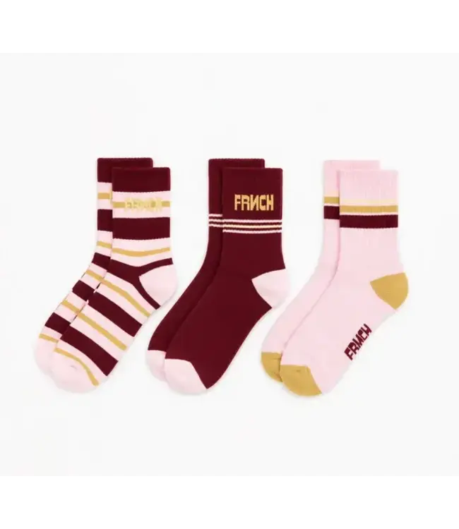 FRNCH Cherry Socks Pink (SET)