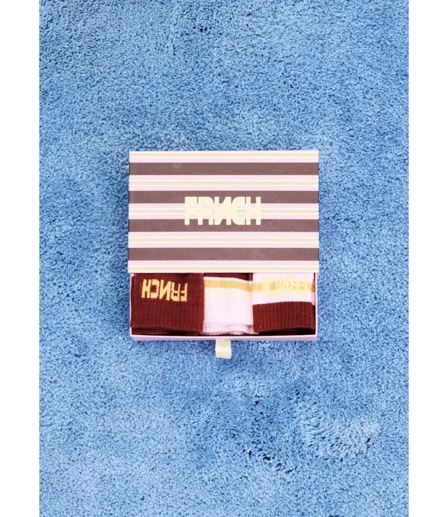 FRNCH Cherry Socks Pink (SET)