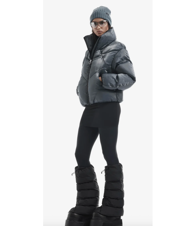 Krakatau Qw531 NEBULA Short Puffer Jacket Urban Slate