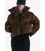 Krakatau Qw616 NEBULA Short Puffer Jacket Brown