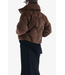 Krakatau Qw616 NEBULA Short Puffer Jacket Brown