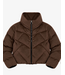 Krakatau Qw616 NEBULA Short Puffer Jacket Brown