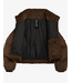 Krakatau Qw616 NEBULA Short Puffer Jacket Brown