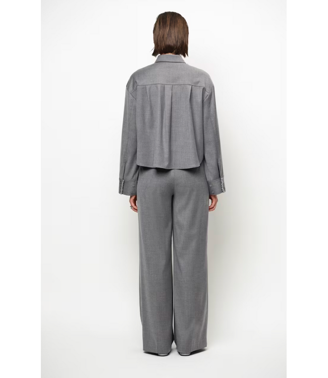 Dante 6 Biaxa Pleated Pants Grey Melange