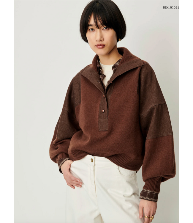 Sessùn Wyssal Turtleneck Sweater Patina Brown