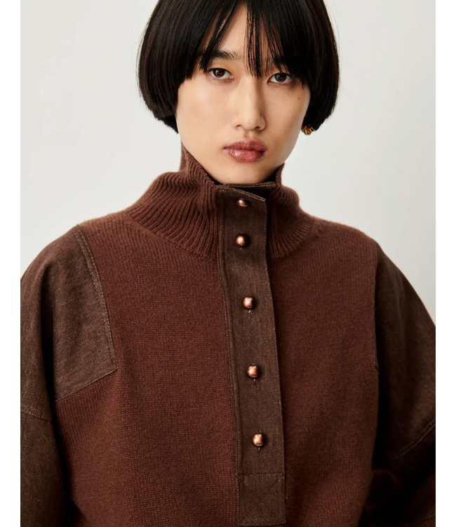 Sessùn Wyssal Turtleneck Sweater Patina Brown