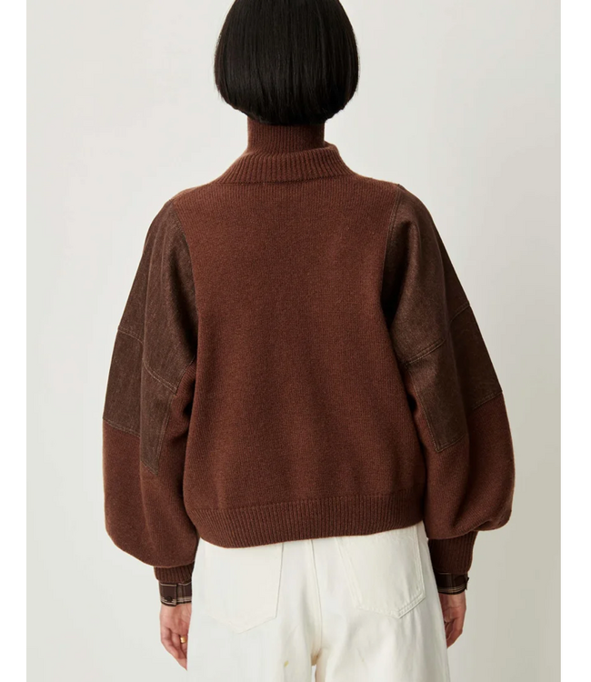 Sessùn Wyssal Turtleneck Sweater Patina Brown