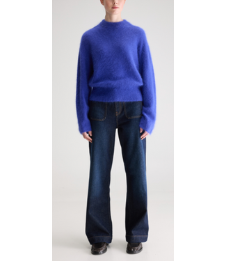 Bellerose Dateko crewneck sweater dusty Blue Worker