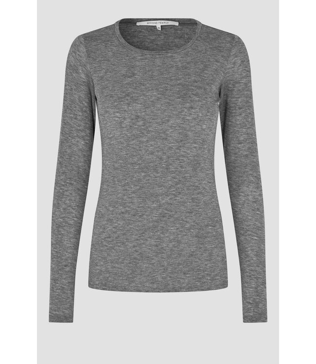 Second Female Matima O-neck  dark grey melange