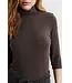 Second Female Matima T-neck SS Tee Dark Brown