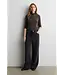 Second Female Matima T-neck SS Tee Dark Brown
