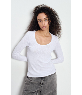 American Vintage Sonoma longsleeve blanc