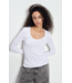 American Vintage Sonoma longsleeve blanc
