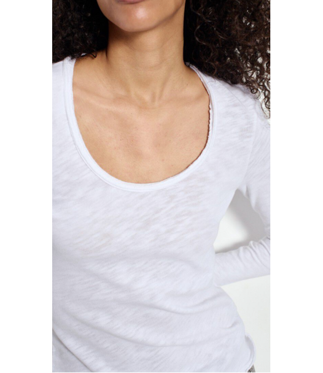 American Vintage Sonoma longsleeve blanc