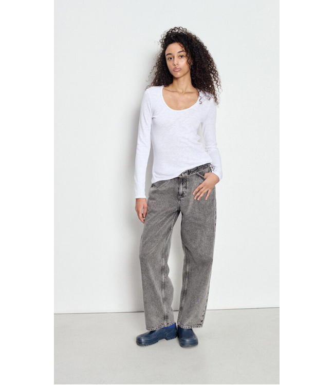American Vintage Sonoma longsleeve blanc