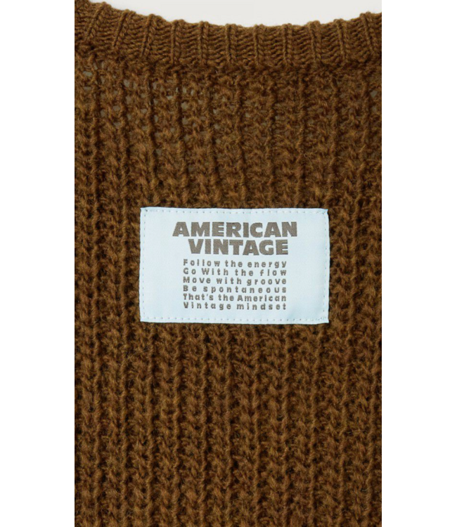 American Vintage cyrow pull moka chine