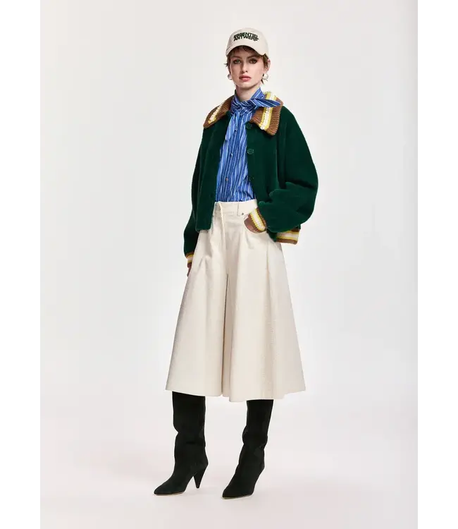 Essentiel Antwerp Kamore Knit Jacket Forest Whisper