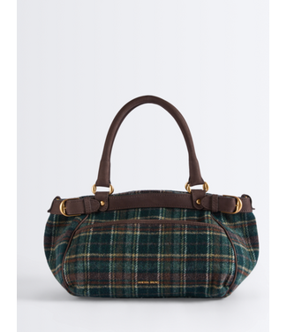 Vanessa Bruno lune bag tartan et suede