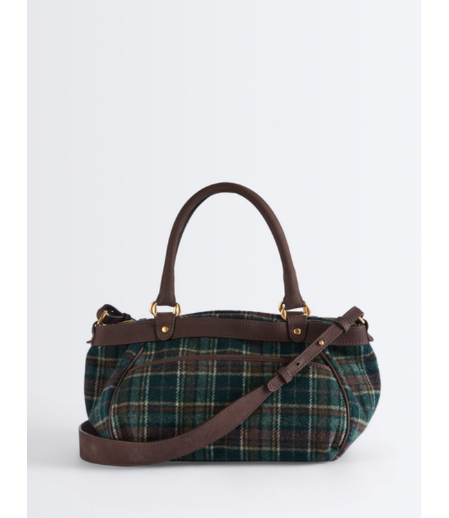 Vanessa Bruno lune bag tartan et suede